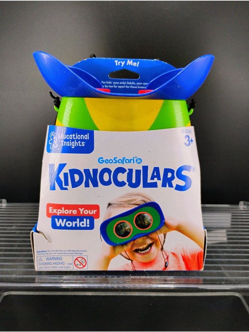 GeoSafari Jr Kidnoculars 2X Magnification Eye-Piece Goggles 3+
